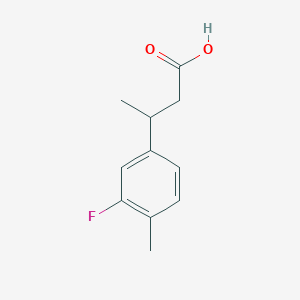 3-(3-Fluoro-4-methylphenyl)butanoic acid