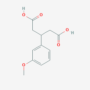 molecular formula C12H14O5 B1353831 3-(3-甲氧基苯基)戊二酸 CAS No. 69061-62-7