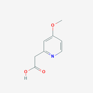 molecular formula C8H9NO3 B13538328 2-(4-Methoxypyridin-2-yl)acetic acid 