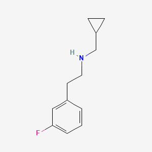 n-(Cyclopropylmethyl)-2-(3-fluorophenyl)ethan-1-amine