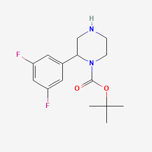 Tert-butyl 2-(3,5-difluorophenyl)piperazine-1-carboxylate