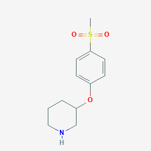 3-(4-(Methylsulfonyl)phenoxy)piperidine