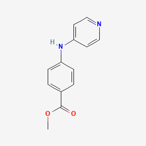 molecular formula C13H12N2O2 B13538406 Methyl 4-(4-pyridinylamino)benzoate 