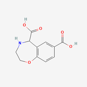 2,3,4,5-Tetrahydro-1,4-benzoxazepine-5,7-dicarboxylic acid