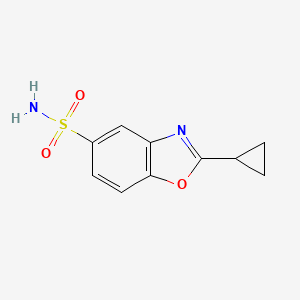 2-Cyclopropylbenzo[d]oxazole-5-sulfonamide