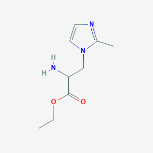 Ethyl 2-amino-3-(2-methyl-1h-imidazol-1-yl)propanoate