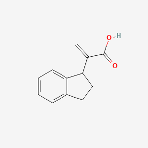 2-(2,3-dihydro-1H-inden-1-yl)prop-2-enoic Acid