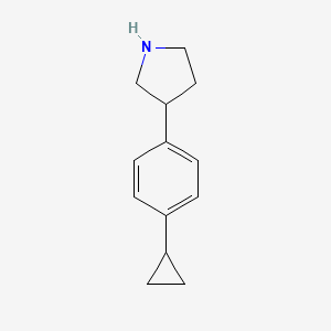 3-(4-Cyclopropylphenyl)pyrrolidine