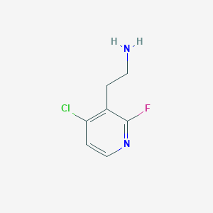 2-(4-Chloro-2-fluoropyridin-3-YL)ethanamine