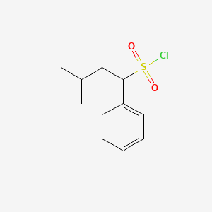 3-Methyl-1-phenylbutane-1-sulfonyl chloride