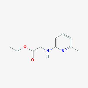 molecular formula C10H14N2O2 B13538587 Ethyl (6-methylpyridin-2-yl)glycinate 