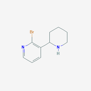 2-Bromo-3-(piperidin-2-yl)pyridine