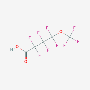 molecular formula C5HF9O3 B1353859 2,2,3,3,4,4-六氟-4-(三氟甲氧基)丁酸 CAS No. 863090-89-5
