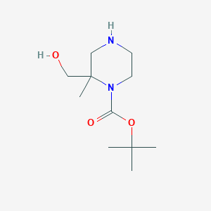 (1-Boc-2-methyl-2-piperazinyl)methanol