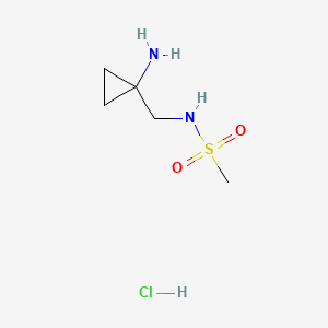 N-[(1-aminocyclopropyl)methyl]methanesulfonamidehydrochloride