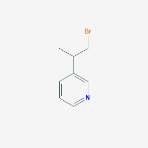 3-(1-Bromopropan-2-yl)pyridine