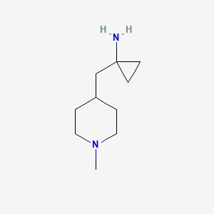 1-((1-Methylpiperidin-4-yl)methyl)cyclopropan-1-amine