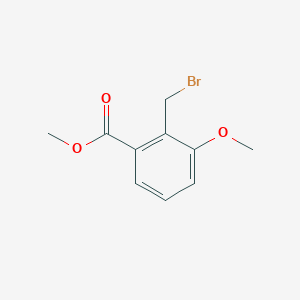molecular formula C10H11BrO3 B1353877 2-(溴甲基)-3-甲氧基苯甲酸甲酯 CAS No. 71887-28-0