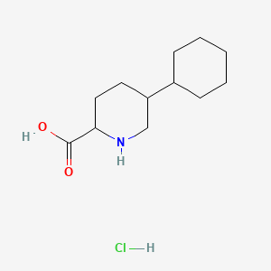 5-Cyclohexylpiperidine-2-carboxylic acid hydrochloride