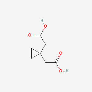 molecular formula C7H10O4 B1353882 2,2'-(环丙烷-1,1-二基)二乙酸 CAS No. 70197-77-2
