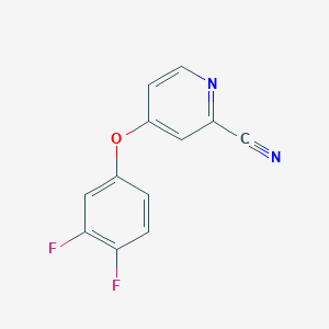 4-(3,4-Difluorophenoxy)pyridine-2-carbonitrile