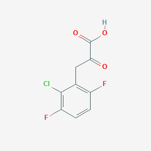 3-(2-Chloro-3,6-difluorophenyl)-2-oxopropanoic acid