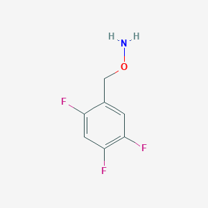 molecular formula C7H6F3NO B13538906 O-(2,4,5-Trifluorobenzyl)hydroxylamine 