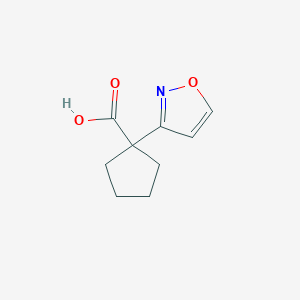 1-(Isoxazol-3-yl)cyclopentane-1-carboxylic acid