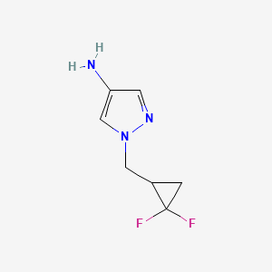 1-((2,2-Difluorocyclopropyl)methyl)-1H-pyrazol-4-amine