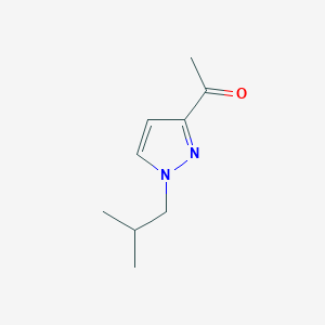 1-[1-(2-Methylpropyl)-1h-pyrazol-3-yl]ethanone