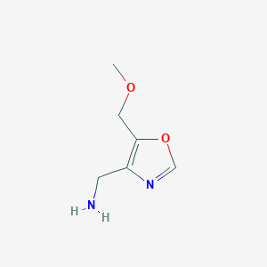 (5-(Methoxymethyl)oxazol-4-yl)methanamine