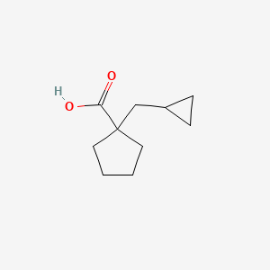 1-(Cyclopropylmethyl)cyclopentane-1-carboxylic acid