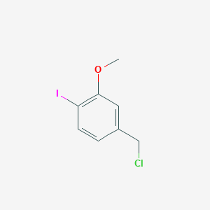 4-(Chloromethyl)-1-iodo-2-methoxybenzene