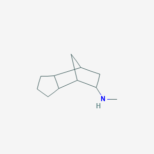 molecular formula C11H19N B13539070 N-methyltricyclo[5.2.1.0,2,6]decan-8-amine 