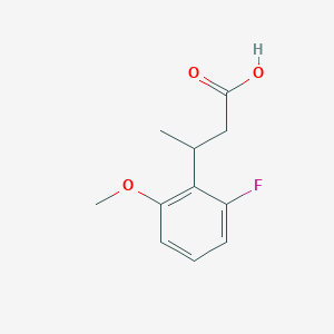 3-(2-Fluoro-6-methoxyphenyl)butanoic acid