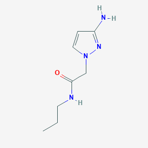 2-(3-Amino-1h-pyrazol-1-yl)-N-propylacetamide