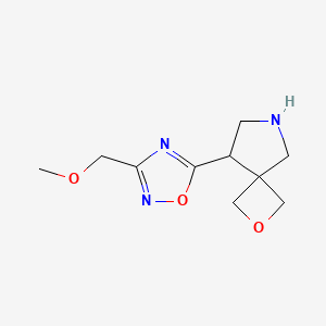 8-[3-(Methoxymethyl)-1,2,4-oxadiazol-5-yl]-2-oxa-6-azaspiro[3.4]octane