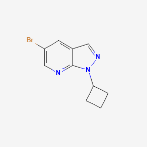 5-bromo-1-cyclobutyl-1H-pyrazolo[3,4-b]pyridine