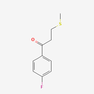 1-(4-Fluorophenyl)-3-(methylthio)propan-1-one