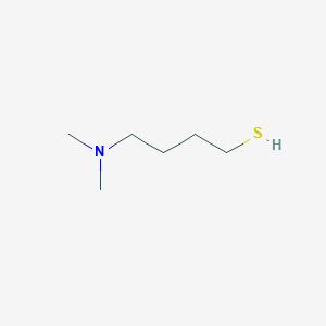 molecular formula C6H15NS B13539148 4-(Dimethylamino)butane-1-thiol 