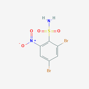 2,4-Dibromo-6-nitrobenzenesulfonamide