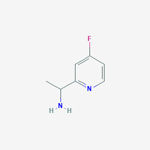 1-(4-Fluoropyridin-2-yl)ethan-1-amine