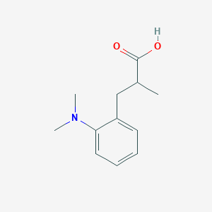 3-(2-(Dimethylamino)phenyl)-2-methylpropanoic acid