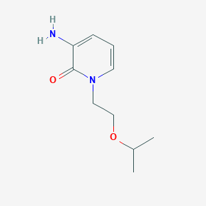 molecular formula C10H16N2O2 B13539184 3-Amino-1-(2-isopropoxyethyl)pyridin-2(1h)-one 