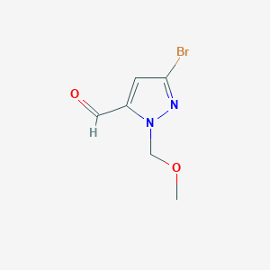 3-bromo-1-(methoxymethyl)-1H-pyrazole-5-carbaldehyde