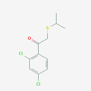 1-(2,4-Dichlorophenyl)-2-(isopropylthio)ethan-1-one