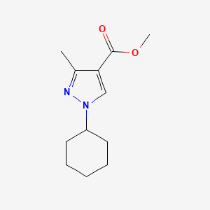 methyl 1-cyclohexyl-3-methyl-1H-pyrazole-4-carboxylate