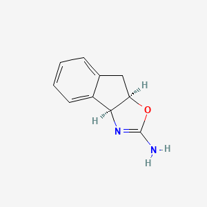 molecular formula C10H10N2O B13539325 (3aS,8aR)-3aH,8H,8aH-indeno[1,2-d][1,3]oxazol-2-amine 