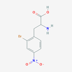 2-Amino-3-(2-bromo-4-nitrophenyl)propanoic acid