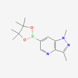 1,3-dimethyl-6-(4,4,5,5-tetramethyl-1,3,2-dioxaborolan-2-yl)-1H-pyrazolo[4,3-b]pyridine